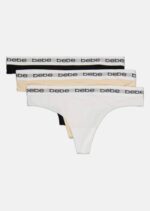 3 Pieces logo Thong Set