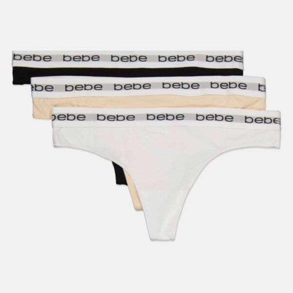 3 Pieces logo Thong Set