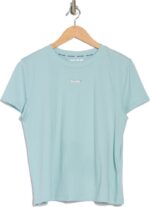 Metallic Bubble Logo Knot Front T-Shirt - Image 6