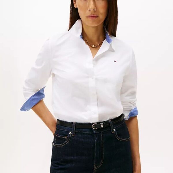 Regular Fit Stretch Oxford Shirt