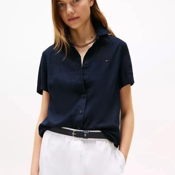 Tommy Hilfiger Linen-Blend Shirt
