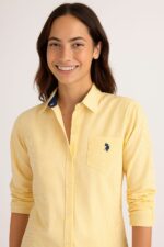 US Polo Assn logo Long Sleeve Oxford Shirt - Image 3