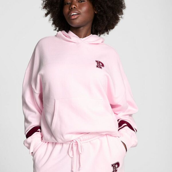 Pink Tulip Oversized Pullover Hoodie