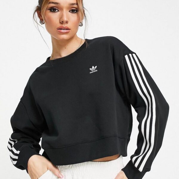 Logo Loose Fit 3-Stripes Sweatshirt