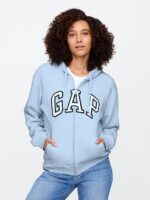 Relaxed Gap Logo Zip Hoodie