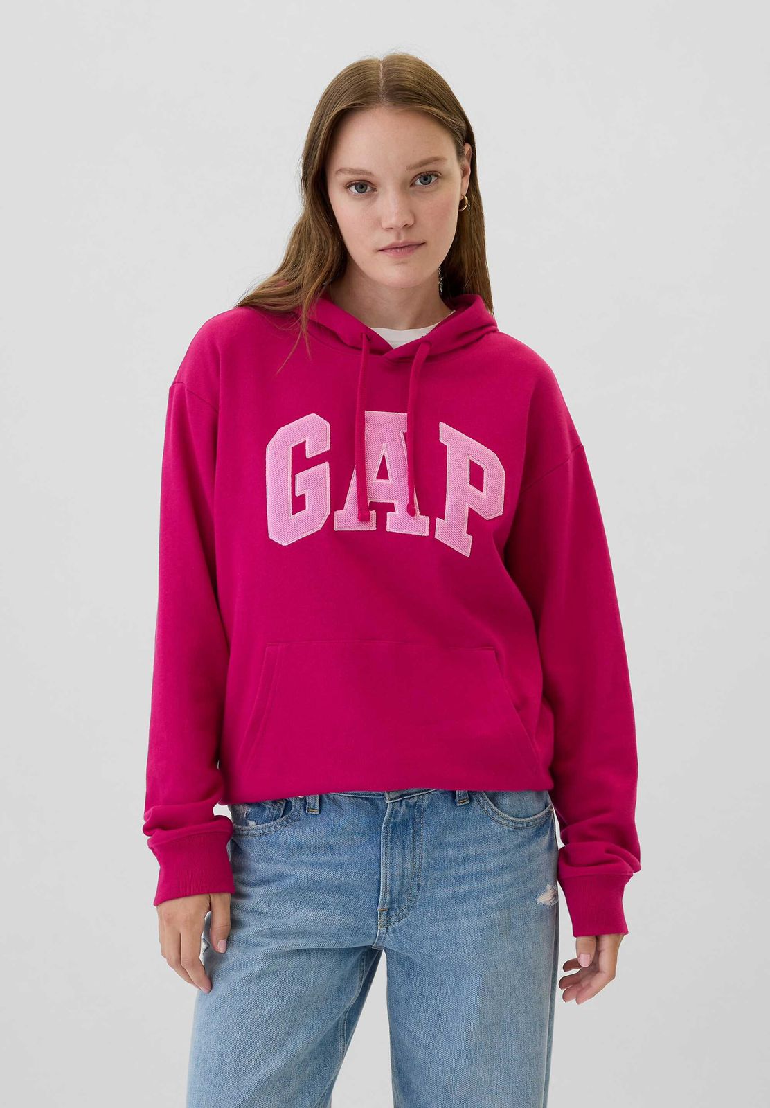 WhatsApp Image 2025-10-09 at 16.58.06_bd99a952 Gap logo loose fit Hoodie - Image 1