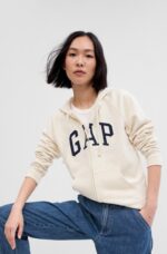 Relaxed Gap Logo Zip Hoodie