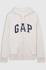Relaxed Gap Logo Zip Hoodie - Image 3