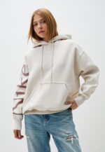 Logo Oversized Fleece Hoodie