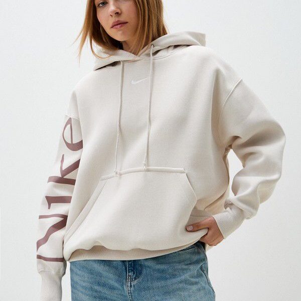 Logo Oversized Fleece Hoodie
