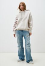 Logo Oversized Fleece Hoodie - Image 2