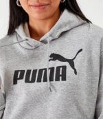 Logo Oversized Cropped Hoodie - Image 3
