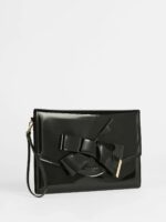 Ted Baker Black Nikkey Knot Bow Envelope Purse - Image 5