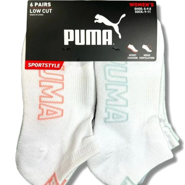 PUMA SOCKS WOMEN'S ---PACK 6