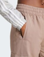 Logo woven cargo pants in trace brown - Image 3