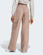 Logo woven cargo pants in trace brown - Image 4