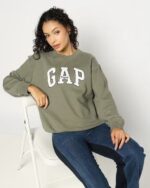 Logo loose fit Fleece sweatshirt - Image 4