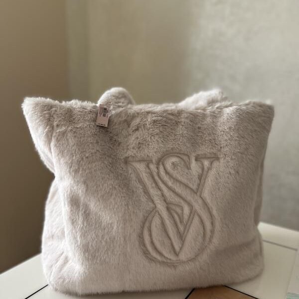 Logo Fur Tote Bag