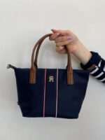 Logo Crossbody Bag in Navy