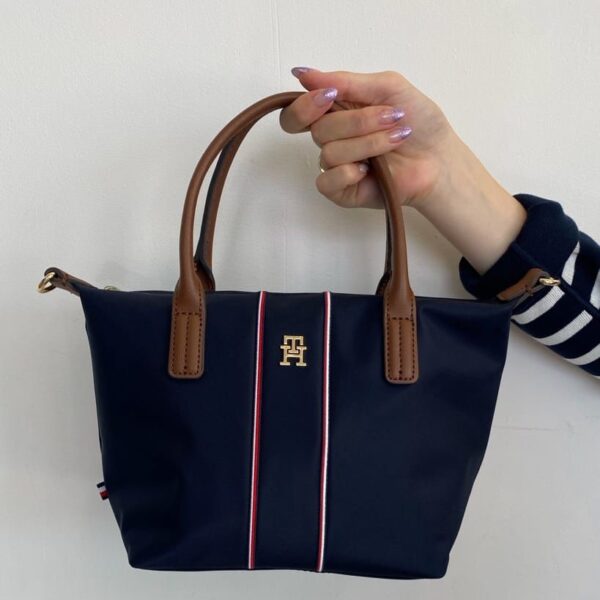 Logo Crossbody Bag in Navy