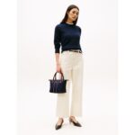 Logo Crossbody Bag in Navy - Image 6
