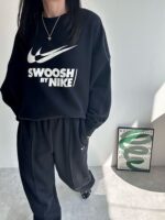 Logo Oversized Fleece Sweatshirt - Image 3