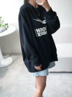 Logo Oversized Fleece Sweatshirt - Image 4