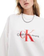 Logo Oversized Fleece Sweatshirt - Image 2