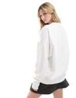 Logo Oversized Fleece Sweatshirt - Image 3