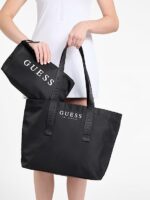 Logo Nylon Tote Bag Travel Set