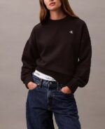 Logo sweatshirt in black