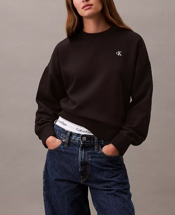 WhatsApp Image 2026-02-19 at 10.31.03 AM Logo sweatshirt in black - Image 1