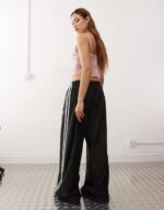 Logo Wide Leg Track Pants - Image 4