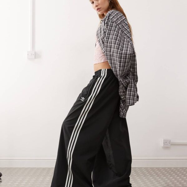 Logo Wide Leg Track Pants