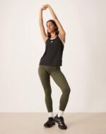 Logo Seamless Ribbed Leggings - Image 3