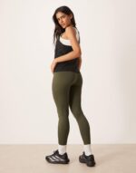 Logo Seamless Ribbed Leggings - Image 5