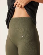 Logo Seamless Ribbed Leggings - Image 2
