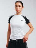 Adicolor Slim T-shirt in White and Black