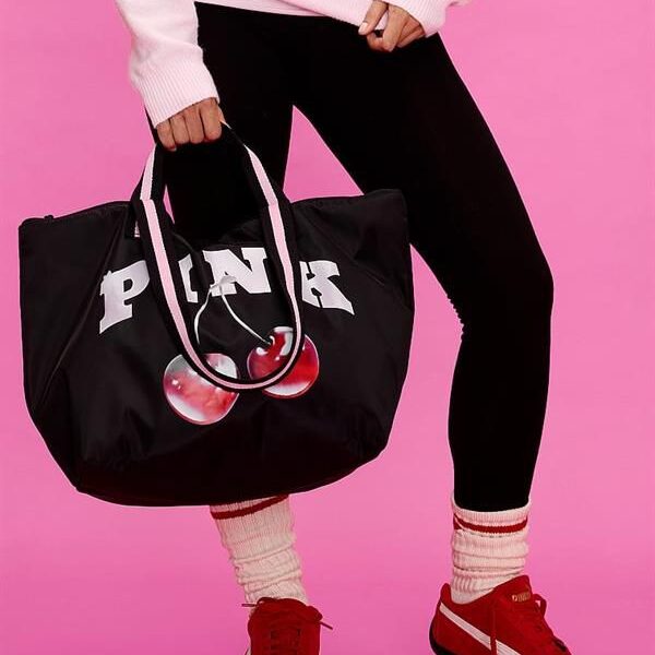 LOGO NYLON TOTE BAG