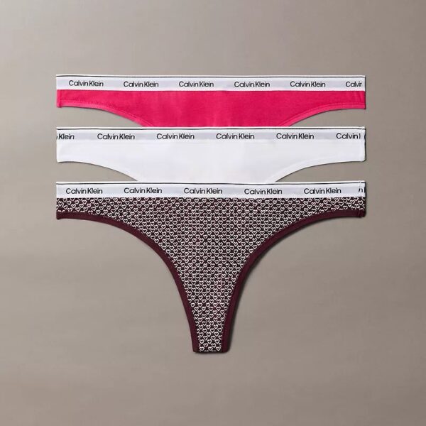 Logo 3-Pack Low Rise Thong
