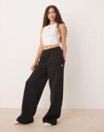 Logo Wide  Leg Fleece Pants