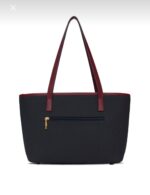 Logo Shoulder Tote Bag in Dark Blue - Image 5