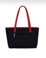 Logo Shoulder Tote Bag in Navy - Image 3