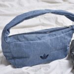 Logo Denim Shoulder Bag - Image 5