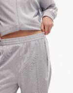 Logo Firebird Track Pants in Silver - Image 4