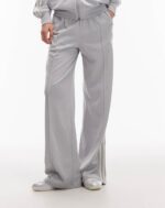 Logo Firebird Track Pants in Silver - Image 2