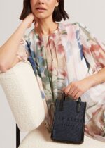 Logo Raffia Crossbody Bag - Image 3
